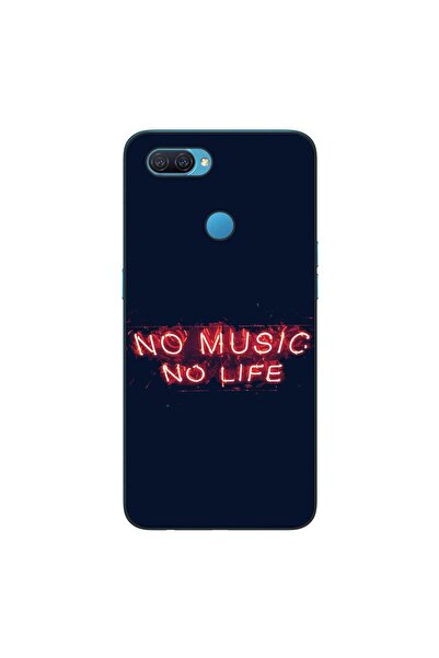 OEM Θήκη συμβατή με Oppo A12 Σιλικόνης Τζελ TPU Μοντέλο No Music No Life