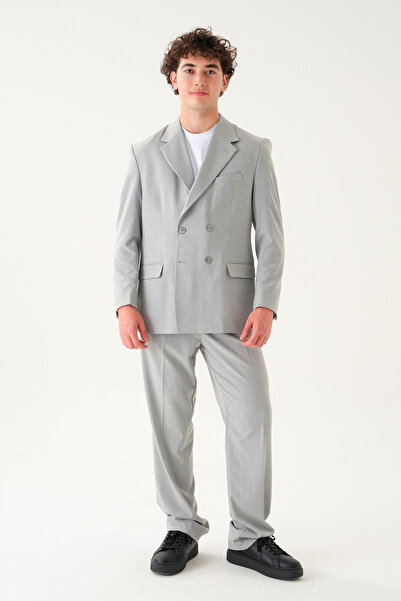 Gambocci Double-Breasted Wide Suit |   Jacket Pants Suit