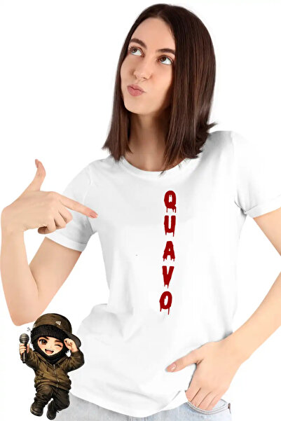 OEM Women's T-Shirt Quavo Stain Trap Hip Hop