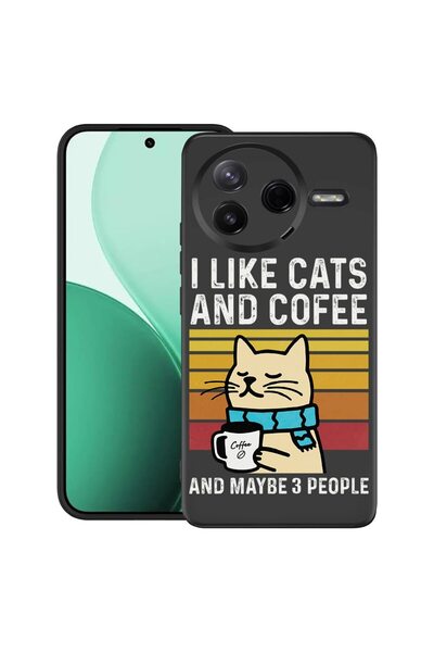 bestcase ¬Æ Husa TPU Ultra Slim Compatibil cu Poco F7 Pro, cu Design Cats And...