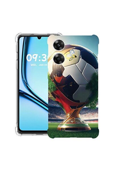 bestcase Противоударен калъф за Realme Note 60 / Note 60X с дизайн на футболе...