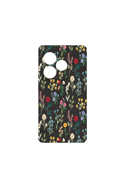 bestcase Husă Premium din Silicon, Compatibilă cu Realme GT 6, Flori de primă...