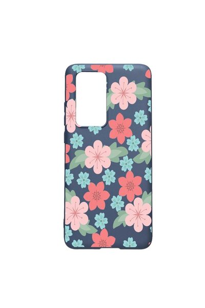 bestcase Husa Huawei P40, Pastel colors - Flowers, rezistenta la uzura, anti-...
