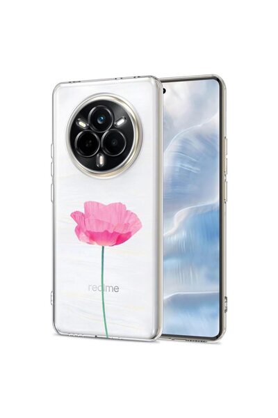 bestcase Husa pentru Realme 14 Pro 5G, BestCase¬Æ Clear Silicon 2MM, Rose - P...