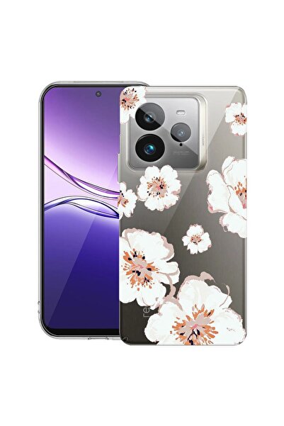 bestcase Husă pentru Realme GT 7 Pro cu design în culori pastelate - Flori, S...