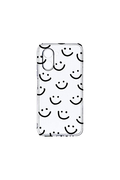 bestcase Διαφανής Θήκη Σιλικόνης 2MM, Συμβατή με Realme C33, Smiley, Αντικραδ...