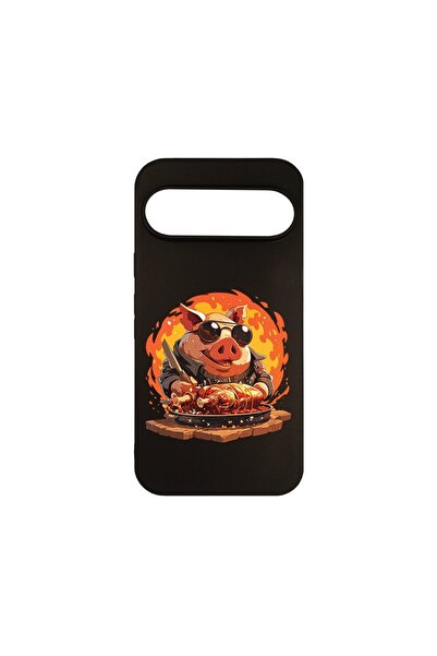 bestcase Θήκη για Google Pixel 9, BestCase® Λεπτή Σιλικόνη 0.8MM, Pig's Life,...
