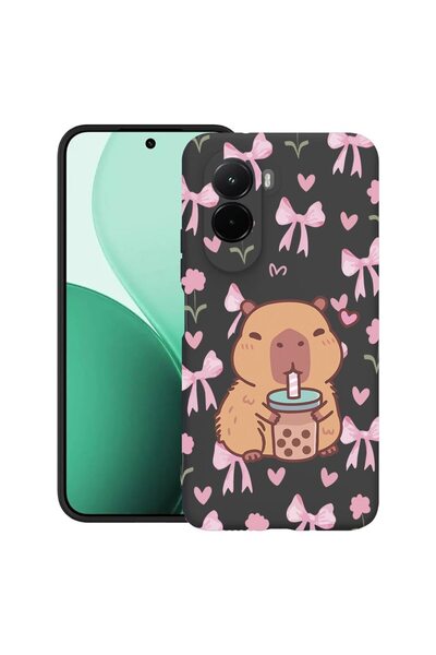 bestcase Υπέρλεπτη Θήκη TPU Συμβατή με Poco M7, Χαριτωμένο Σχέδιο Καπιμπάρα, ...
