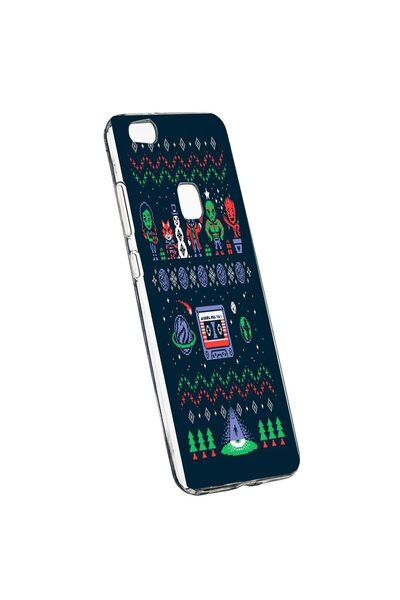 bestcase Коледа, Коледа, защитен калъф с робот за Huawei P10 Lite, устойчив н...