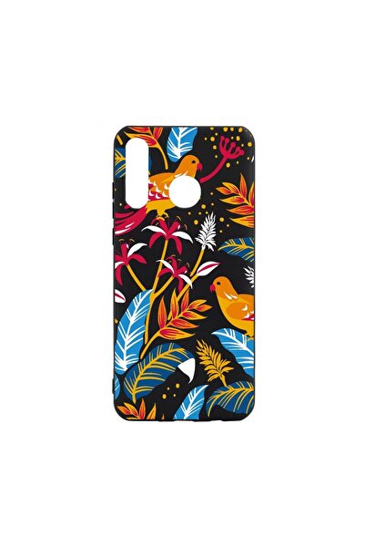 bestcase Husa Silicon Compatibila Cu Huawei P30 Lite, Colored Birds, rezisten...