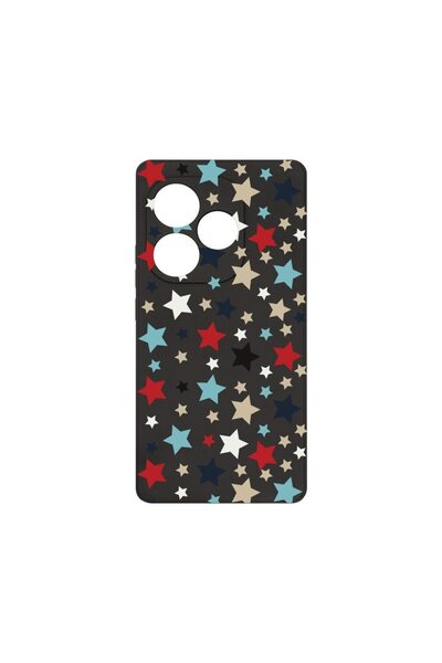 bestcase ¬Æ Husa Premium Silicon, Compatibila Cu Realme GT 6, Stars, SLIM 1.2...