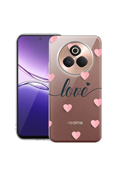 bestcase Husă pentru Realme P3 Pro cu Design Love Flying Hearts, Silicon tran...