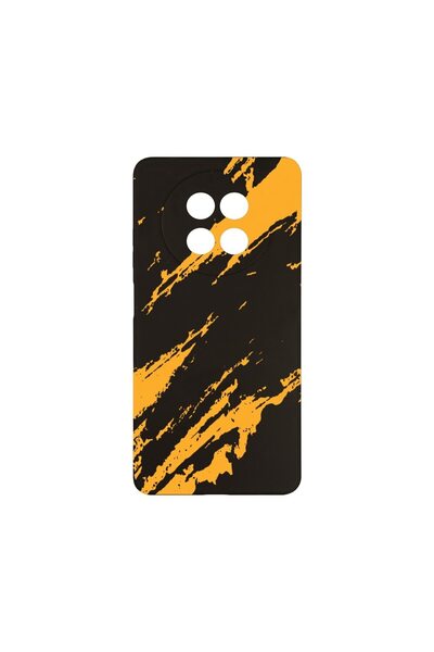 bestcase ¬Æ Husa Slim SIlicon 0.8MM, Compatibila Cu Realme 12 5G, Golden Stri...