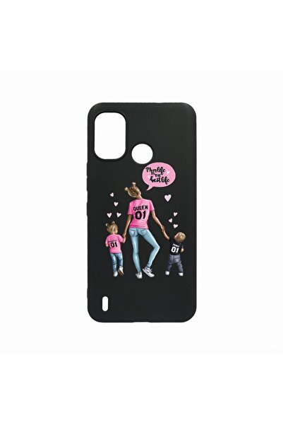 bestcase Θήκη, Συμβατή με Nokia C31, Θέμα Μαμά Ζωή Αγόρι και Κορίτσι, Ανθεκτι...