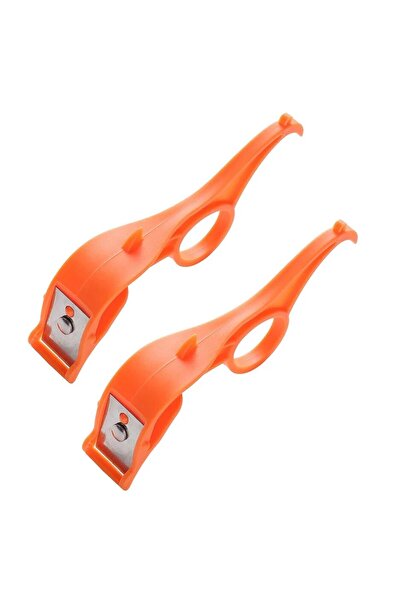 Choice3 orange-2pc Fruit Kiwi Peeler Orange Cutter Vegetable Stainless Steel ...