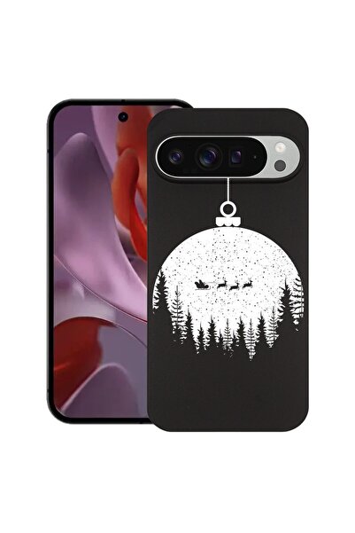 bestcase ¬Æ Husa pentru Google Pixel 9 Pro XL, Xmas Globe, Slim Silicon 0.8MM...