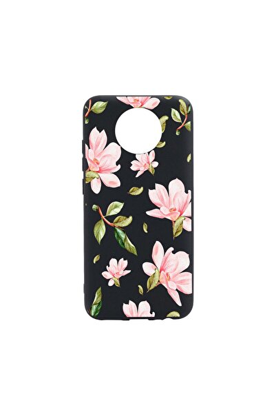 bestcase Силиконов калъф с цветя, съвместим с Nokia C10, устойчив на износван...