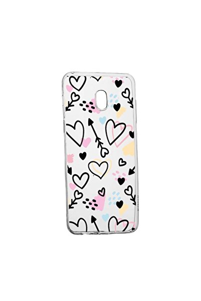 bestcase Husa Silicon Compatibila Cu Nokia 1 Plus, Love Symbols, rezistenta l...