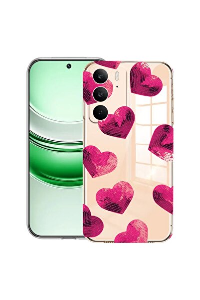 bestcase ¬Æ Husa Clear Silicon pentru Realme C71, Heart Pattern, 2041144 T 987