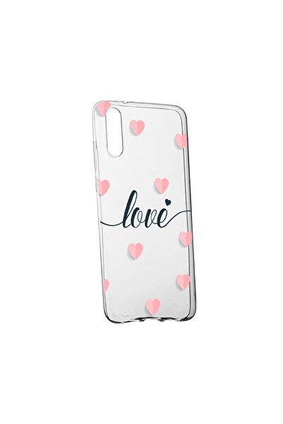 bestcase Husa Silicon, Transparent, Slim, Love Flying Hearts, Huawei P20 Plus