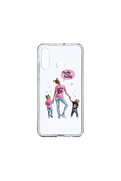 bestcase Διαφανής Θήκη Σιλικόνης 2MM, Συμβατή με Huawei P30 Lite, Σχέδιο Μαμά...