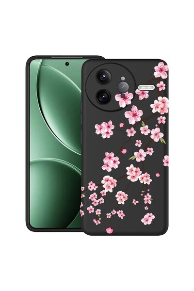 bestcase Θήκη για Poco F7 Ultra με σχέδιο ιαπωνικής κερασιάς, TPU ματ εξαιρετ...