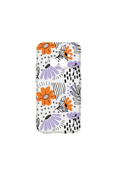 bestcase ¬Æ Husa Clear Silicon 2MM, Compatibila Cu Nothing Phone 2a, Flowers ...