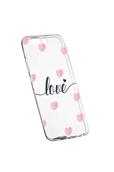 bestcase Husa Silicon, Transparent, Slim, Love Flying Hearts, Huawei Y6 2018