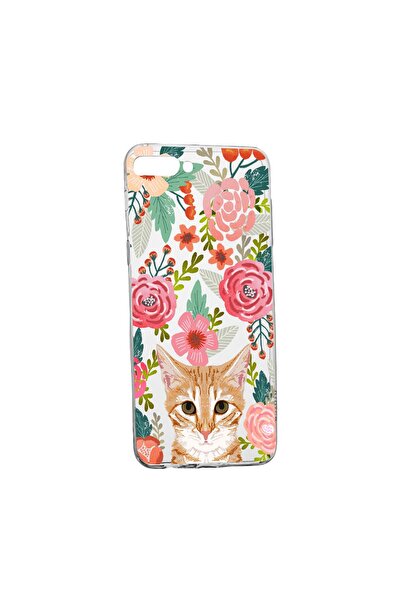 bestcase Husa Cat and Flowers, pentru LG K9, rezistenta la uzura, anti-alunec...