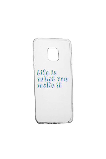 bestcase Husa de protectie cu mesaj Life is..., pentru Sony Xperia 10/ XA3, r...