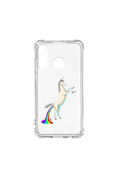 bestcase Husa Anti Shock Silicon Compatibila Cu Huawei P30 Lite, Unicorn Rain...