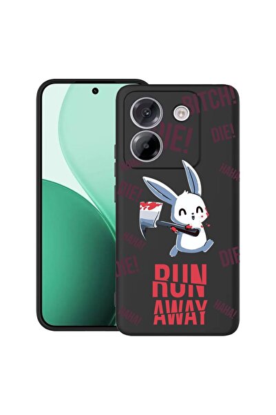 bestcase Υπέρλεπτη Θήκη TPU Συμβατή με Poco M7 Pro 5G, με Run away! Σχέδιο, 2...