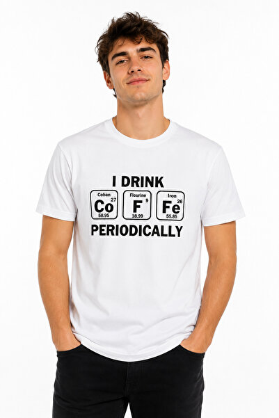 TripleT clothing Ανδρικό βαμβακερό μπλουζάκι και DRINK CoFFe