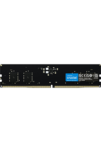 Crucial Ct8g48c40u5 - 8gb Ddr5-4800 Udımm Pc Ram Bellek Cl40 (16gbit)