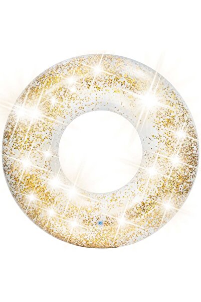 Intex Colac mare gonflabil pentru inot Glitter 119 cm sclipici Gold