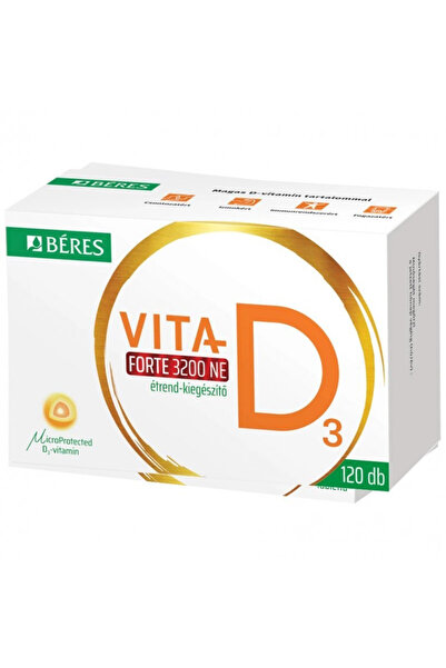 Béres Tablete Vitamina D3 Forte 3200 UI Beres 120 buc