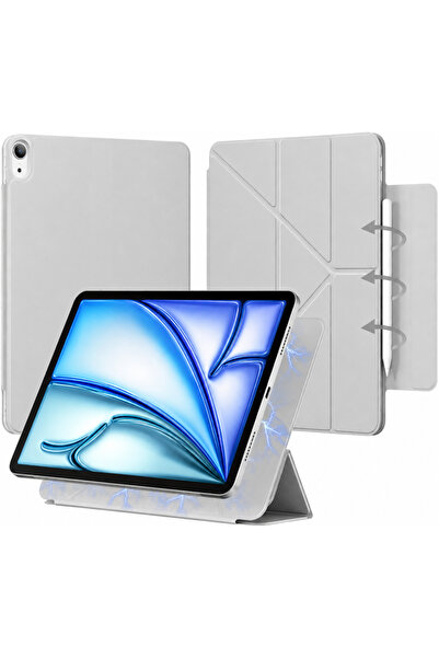 UnDePlus Apple iPad 11.Nesil A16 11inç/10.Nesil 10.9inç Kılıf Smart Folio Man...