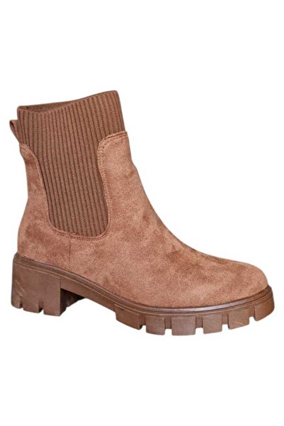 FASHION women's ankle boots, with thick sole and wide heel, without closure, ...