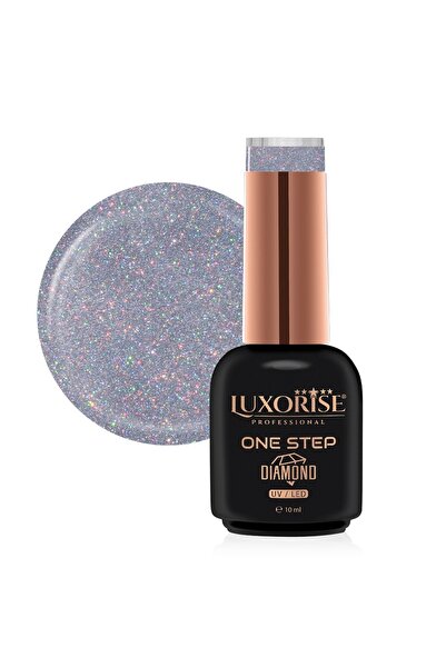 LUXORISE Ojă semipermanentă One Step Diamond - Argintiu Blizzard 10ml