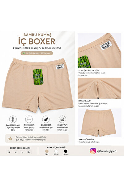 Özten BAMBU KADIN BOXER