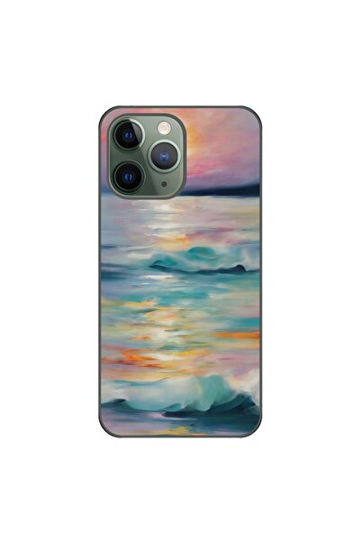 OEM Θήκη συμβατή με Apple iPhone 11 Pro από σιλικόνη gel TPU με σχέδιο ακουαρ...