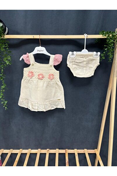 NurcanBebe Floral Linen Dress