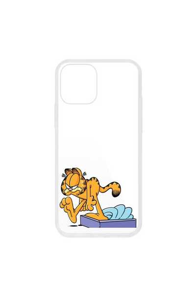 OEM Husa compatibila cu Apple iPhone 12 Mini Silicon Transparenta Model Garfi...