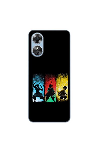 OEM Husa compatibila cu Oppo A17 Silicon Gel Tpu Model Demon Slayer Team