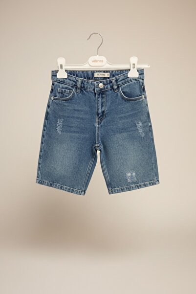 Jack Lions Boy's Pocket Detailed Denim Capri Pants