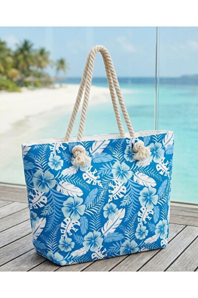 mikam Patterned Beach Bag 53*35 cm