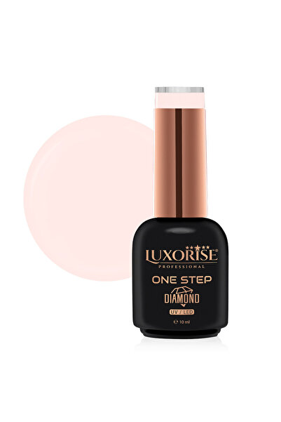 LUXORISE Semi-permanent Nail Polish One Step Diamond - Milky Peach 10ml