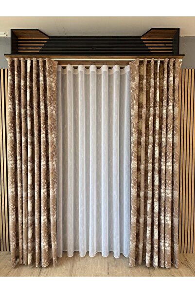 ArasyaHome Draperie Elegantă Bella cu Textură Bej-Crem