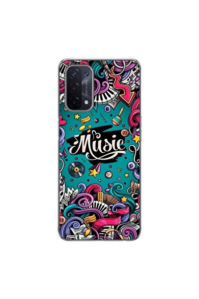 OEM Калъф, съвместим с Oppo A54 5G, A74 5G, силиконов гел ТПУ, десен Поп арт ...