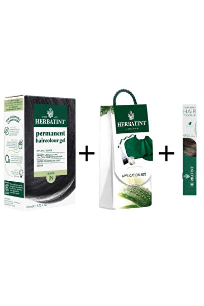 Herbatint Pachet ingrijire par vopsea 1N si rimel